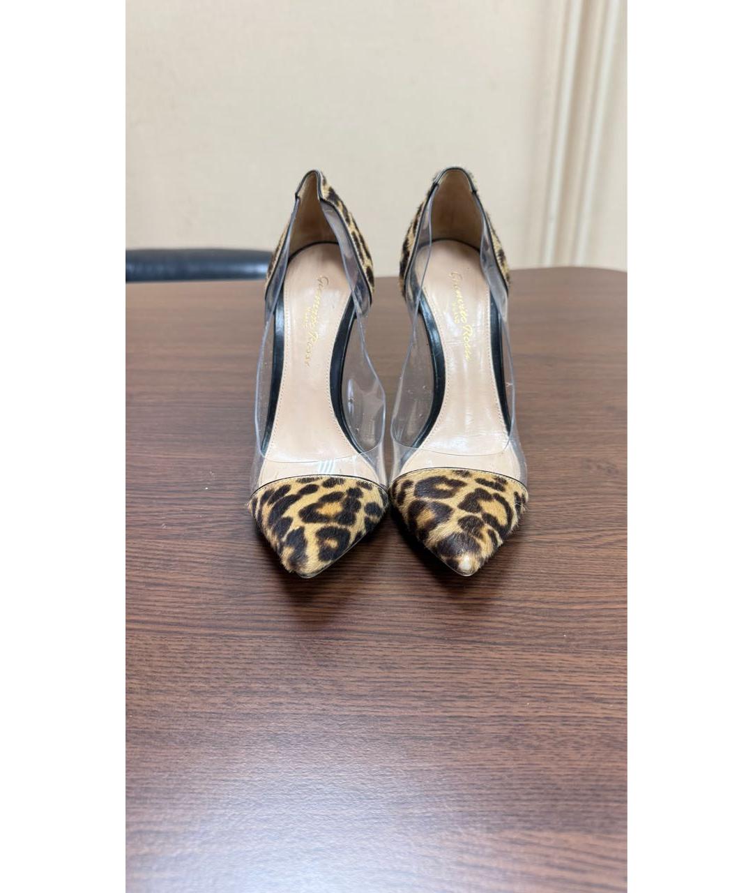 GIANVITO ROSSI Мульти бархатные туфли, фото 2