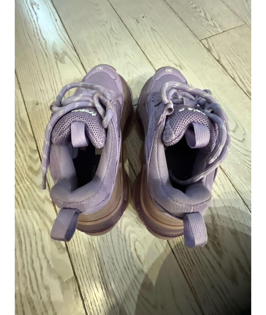 BALENCIAGA Фиолетовые кроссовки, фото 3