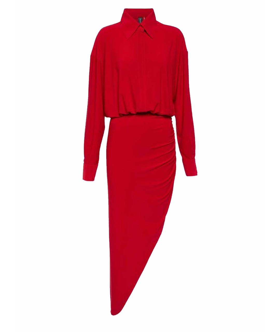 NORMA KAMALI Красное коктейльное платье, фото 1