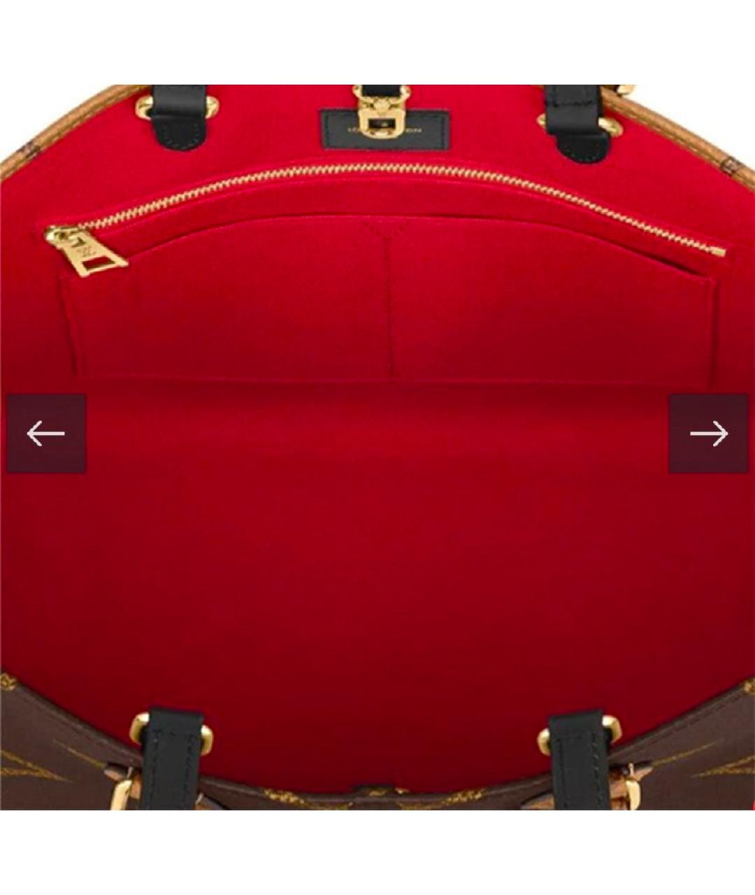 LOUIS VUITTON Коричневая сумка тоут, фото 5