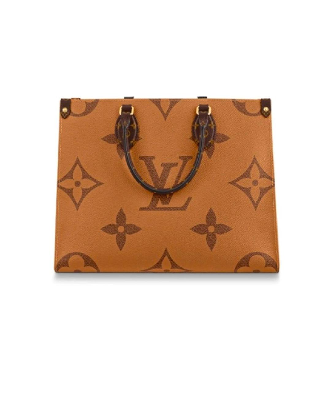 LOUIS VUITTON Коричневая сумка тоут, фото 3