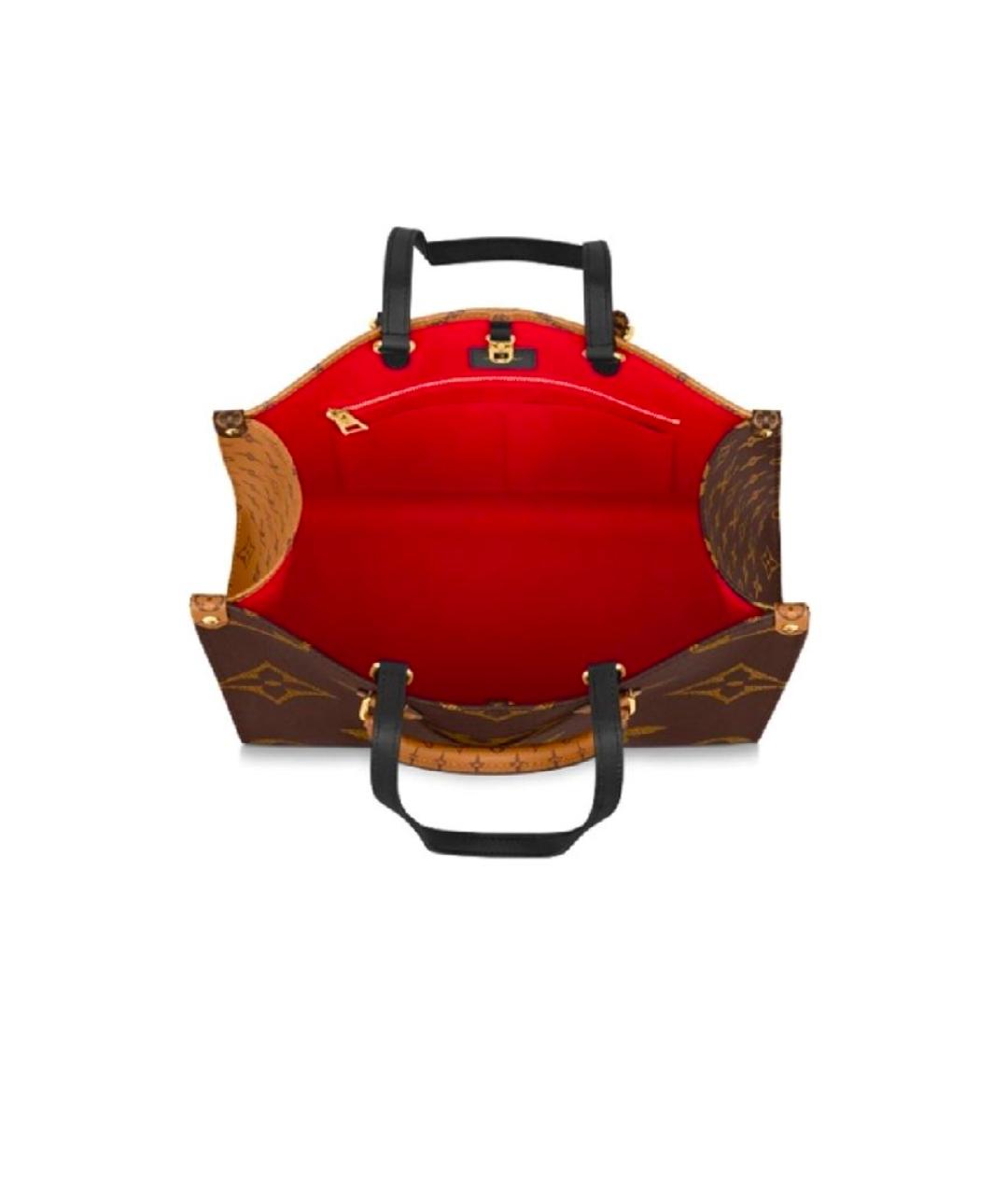 LOUIS VUITTON Коричневая сумка тоут, фото 4