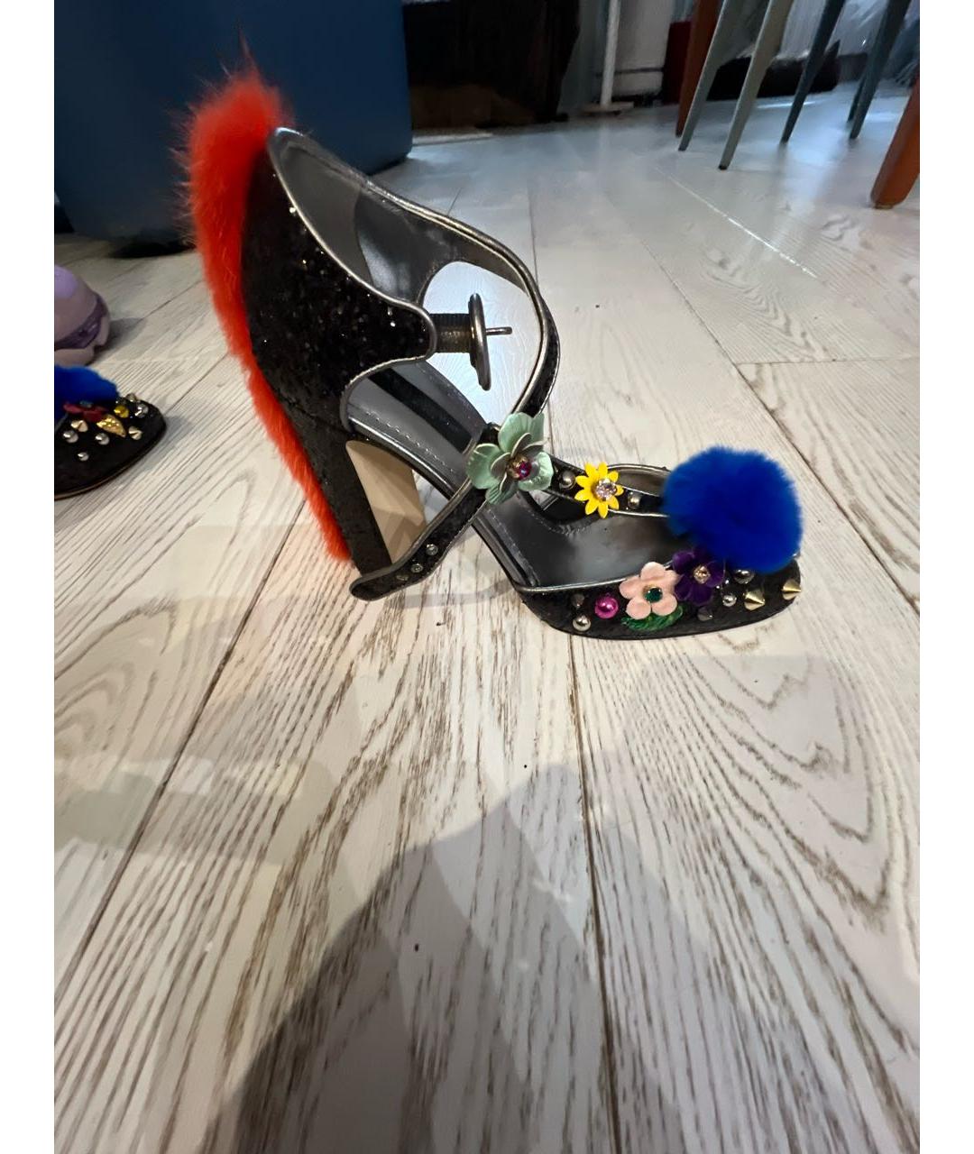 DOLCE&GABBANA Черные туфли, фото 5