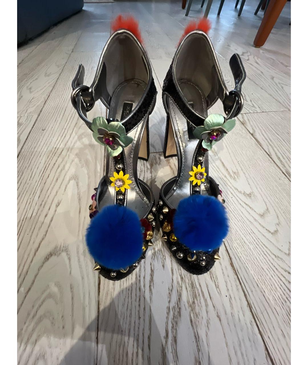 DOLCE&GABBANA Черные туфли, фото 2