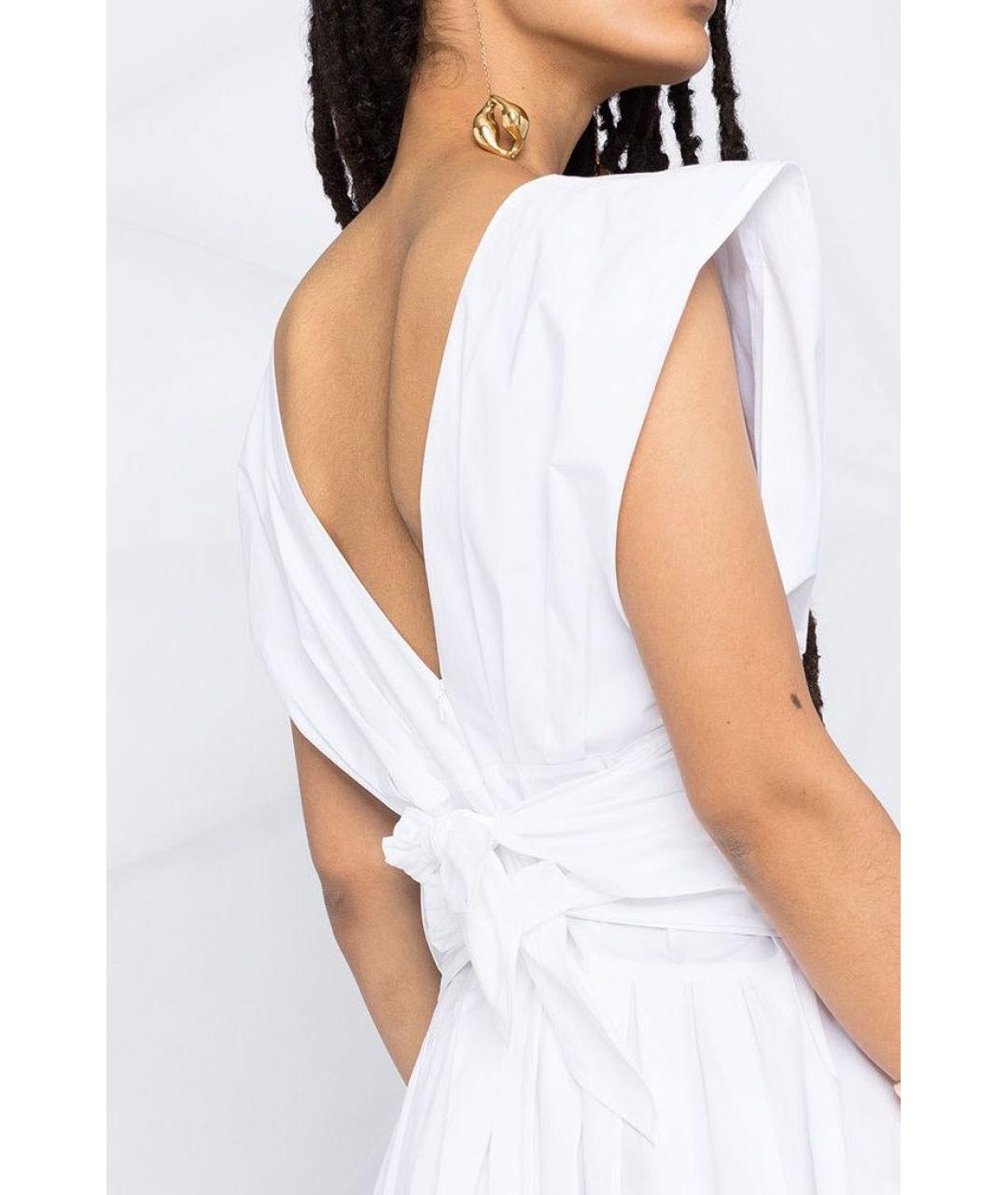 PHILOSOPHY DI LORENZO SERAFINI Белое коктейльное платье, фото 2