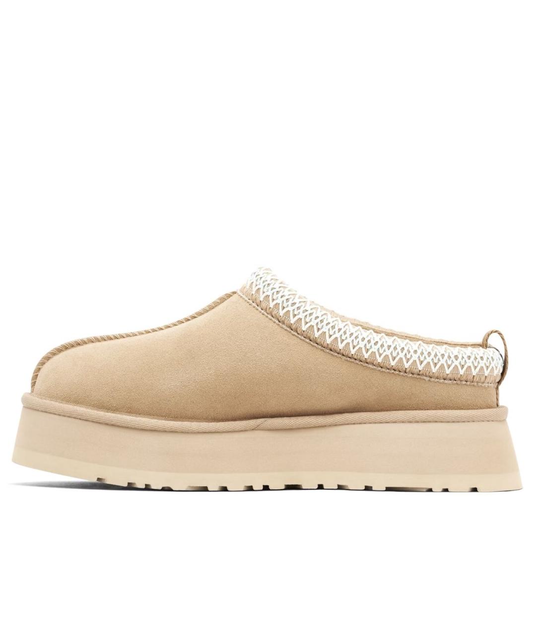 UGG AUSTRALIA Бежевые замшевые сабо, фото 7