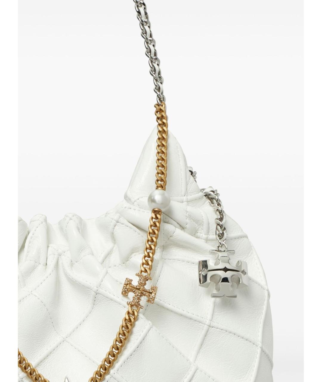 TORY BURCH Белая сумка тоут, фото 5