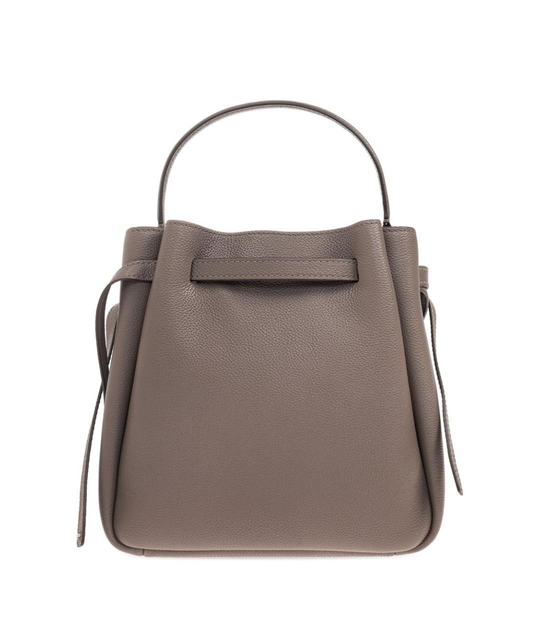 TORY BURCH Бежевая кожаная сумка через плечо, фото 3