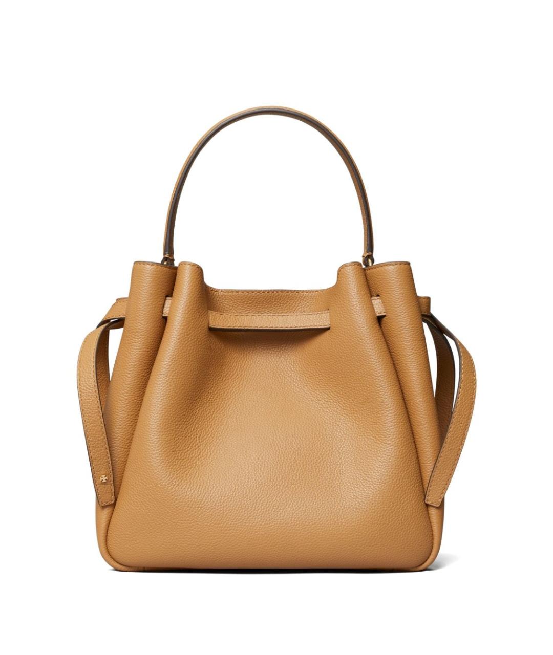 TORY BURCH Коричневая кожаная сумка тоут, фото 4