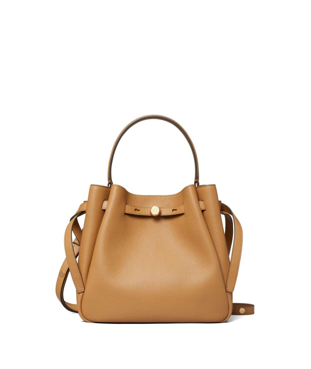 TORY BURCH Коричневая кожаная сумка тоут, фото 1