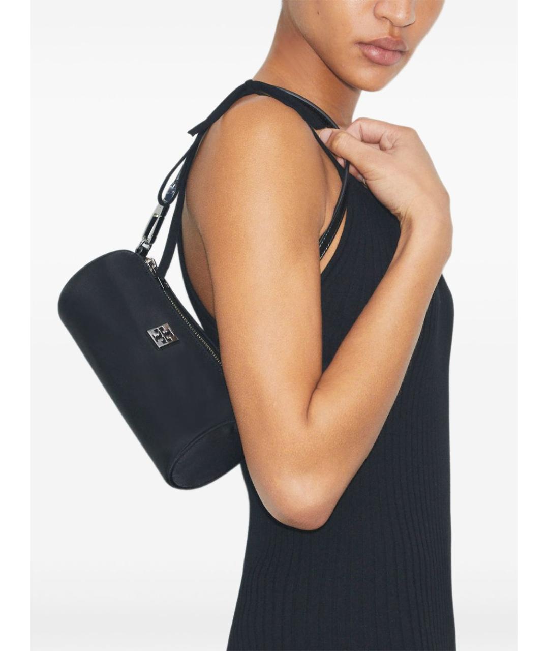 TORY BURCH Черная тканевая сумка через плечо, фото 2