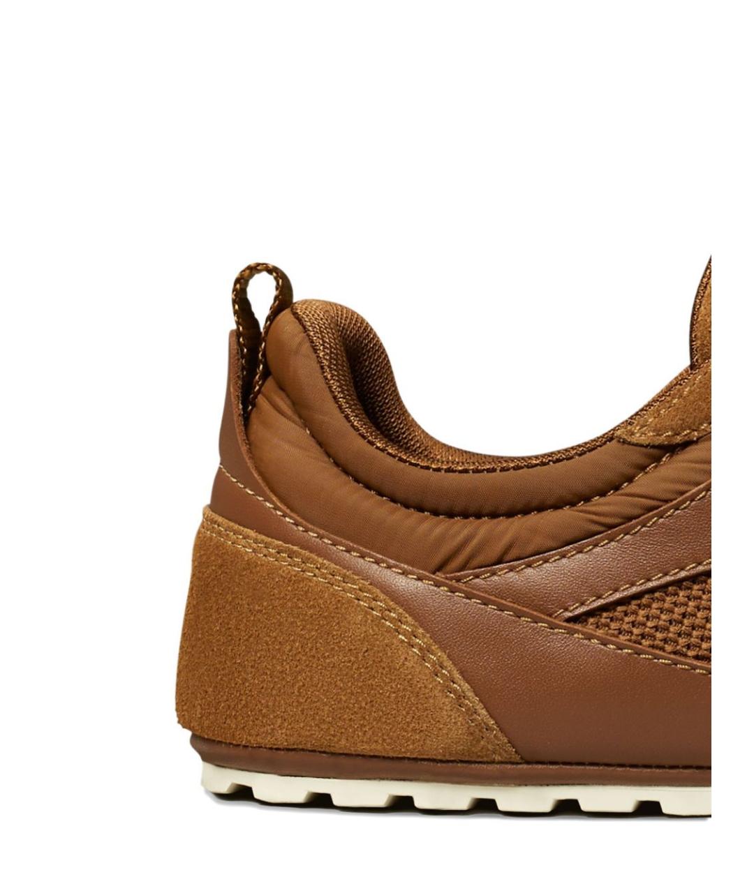 TORY BURCH Коричневые кожаные кроссовки, фото 5