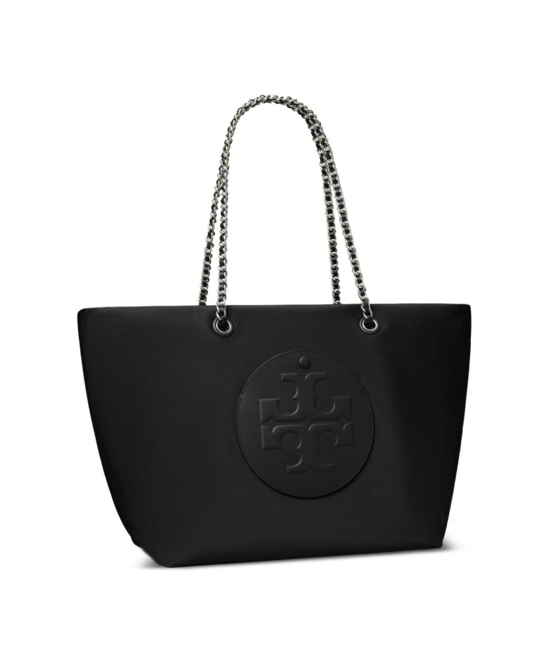 TORY BURCH Черная синтетическая сумка тоут, фото 3