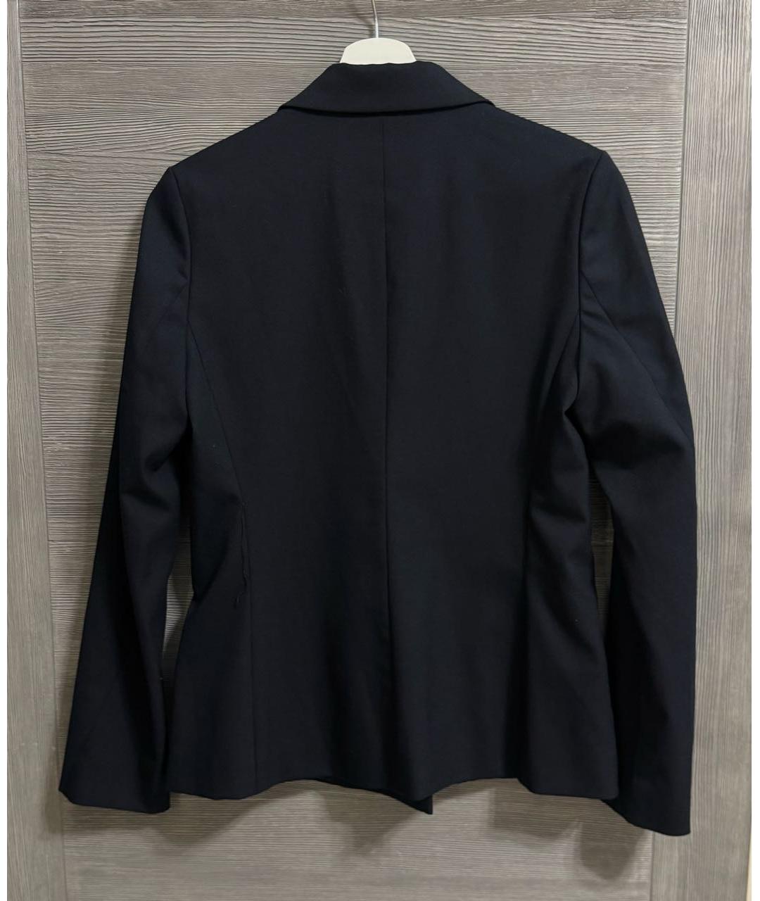 MAJE Темно-синий полиэстеровый жакет/пиджак, фото 2