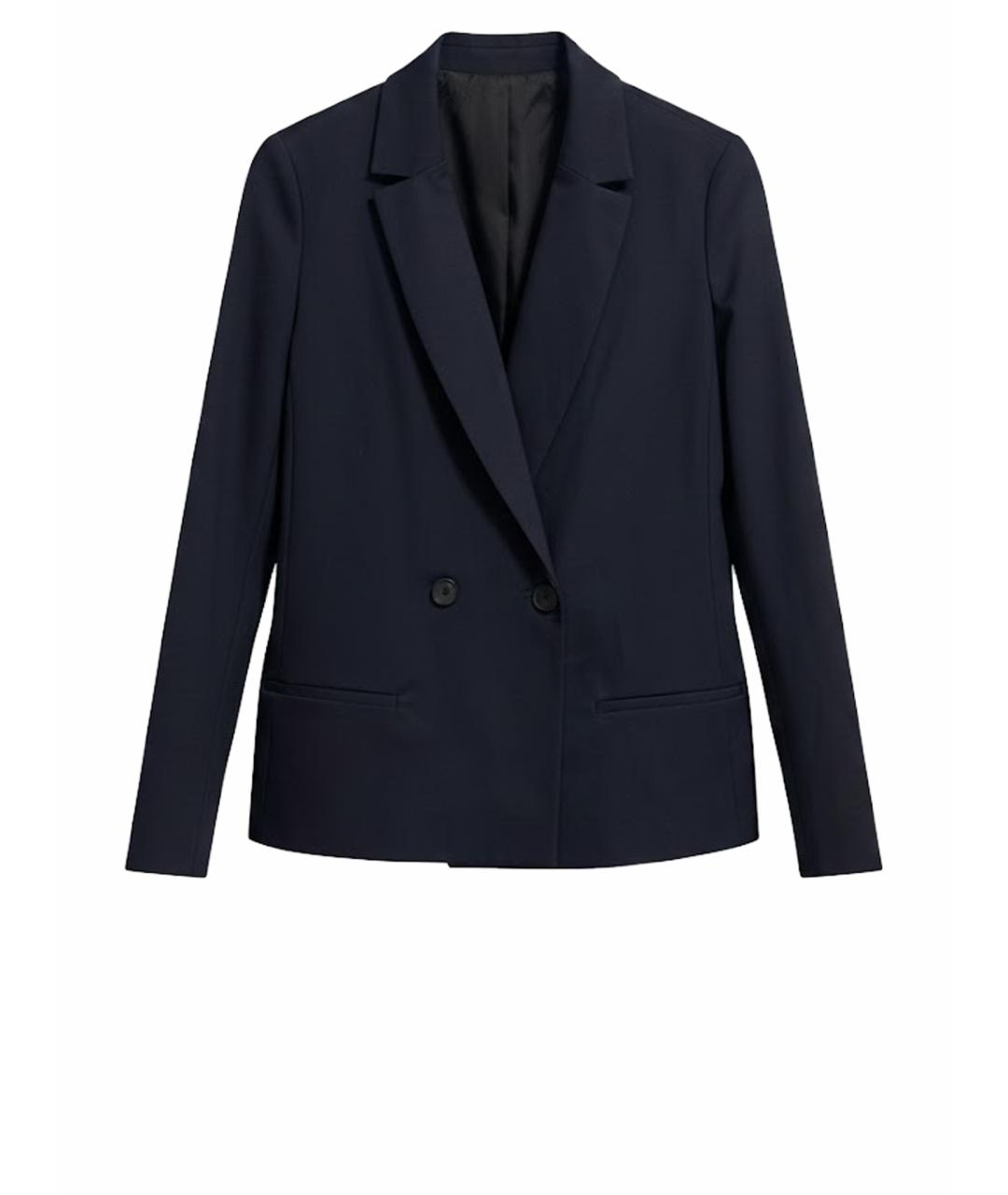 MAJE Темно-синий полиэстеровый жакет/пиджак, фото 1