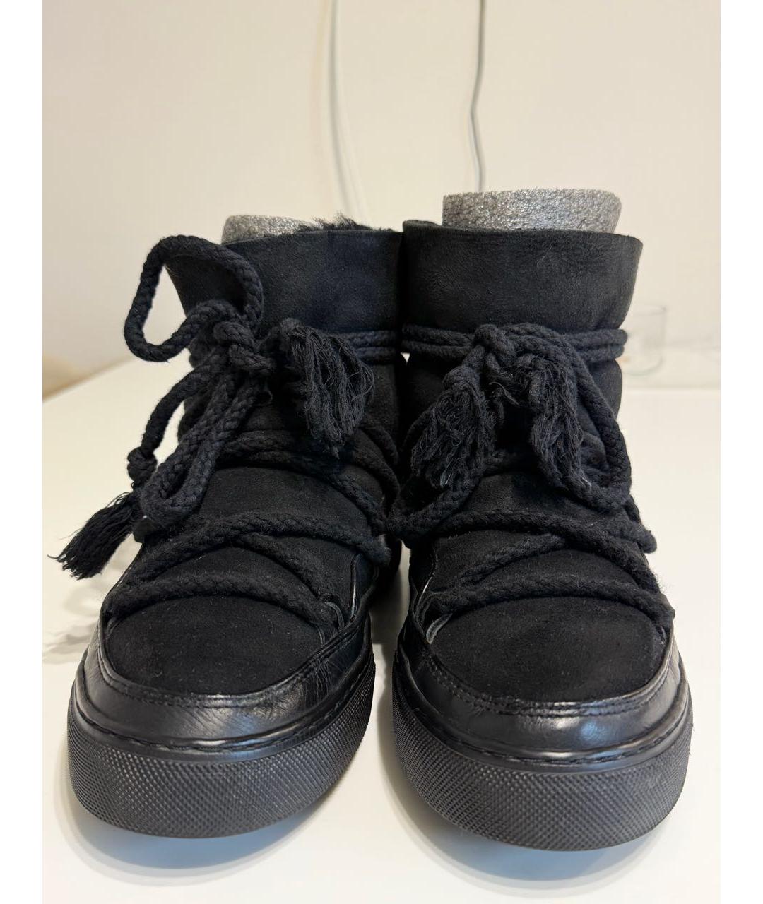INUIKII Черные замшевые полусапоги, фото 2