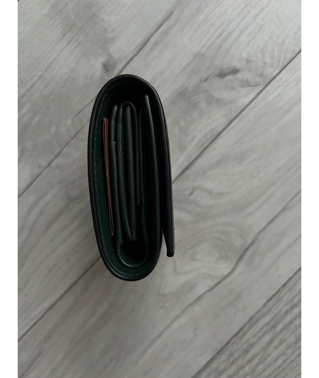 BURBERRY Черный кожаный кошелек, фото 3