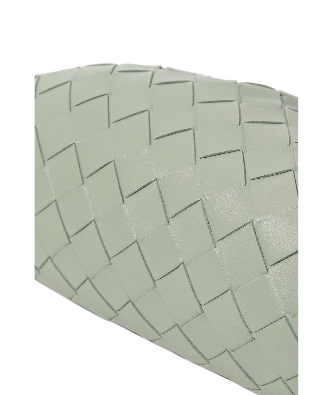 BOTTEGA VENETA Салатовая кожаная сумка через плечо, фото 6