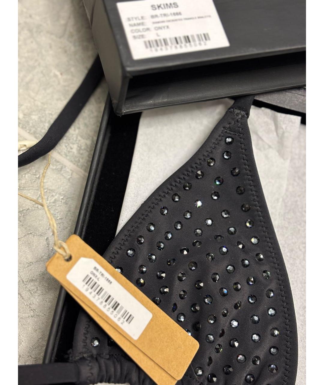 SKIMS Черный полиамидовый купальник, фото 2