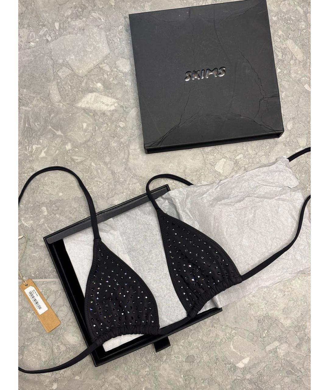 SKIMS Черный полиамидовый купальник, фото 3