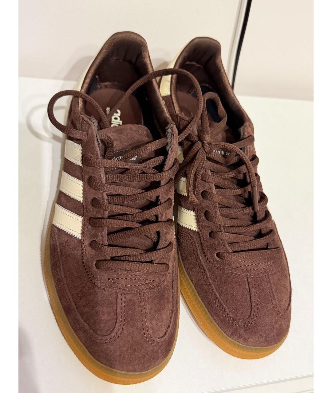 ADIDAS Коричневые замшевые кеды, фото 2