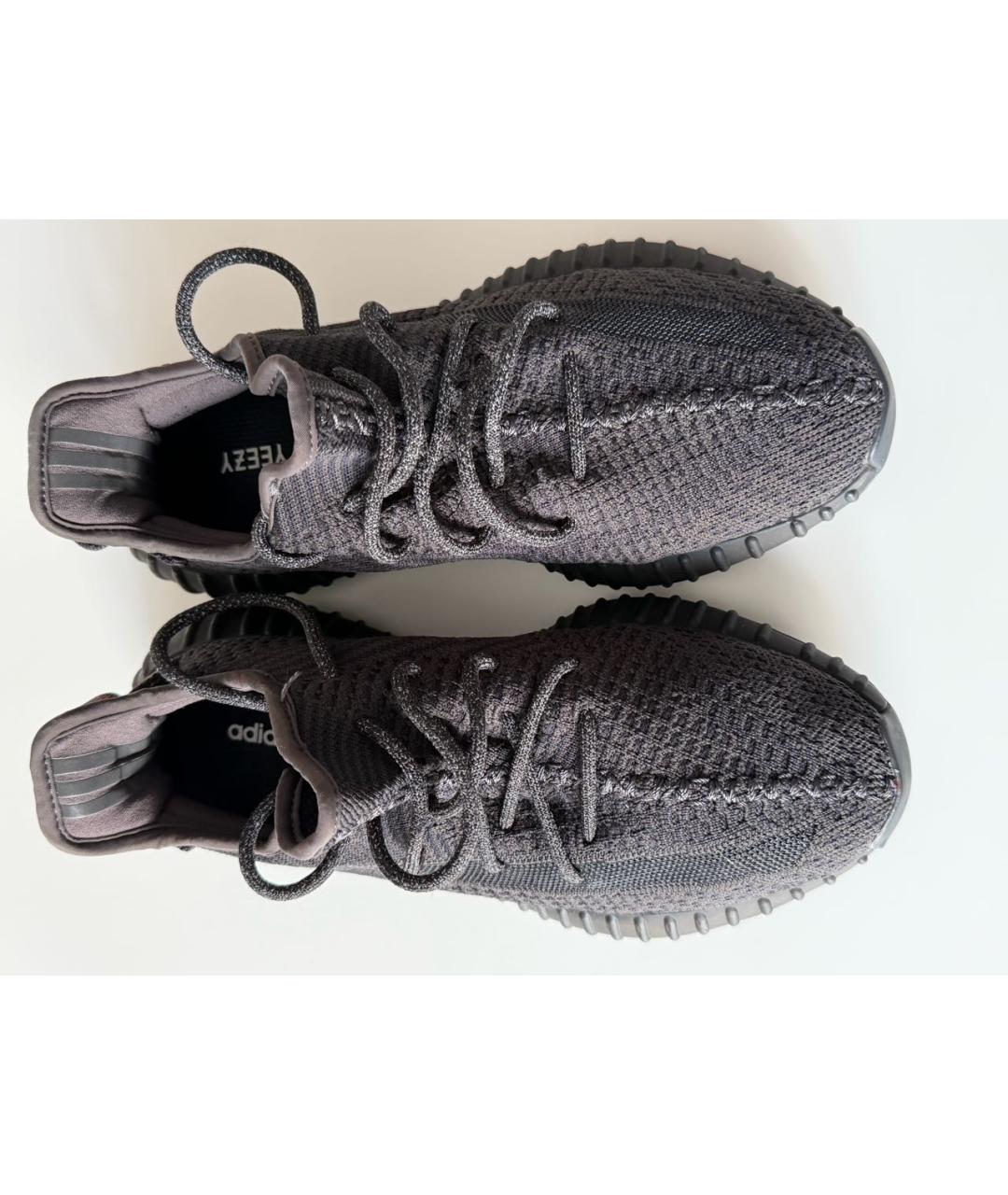 ADIDAS YEEZY Черные текстильные кеды, фото 6