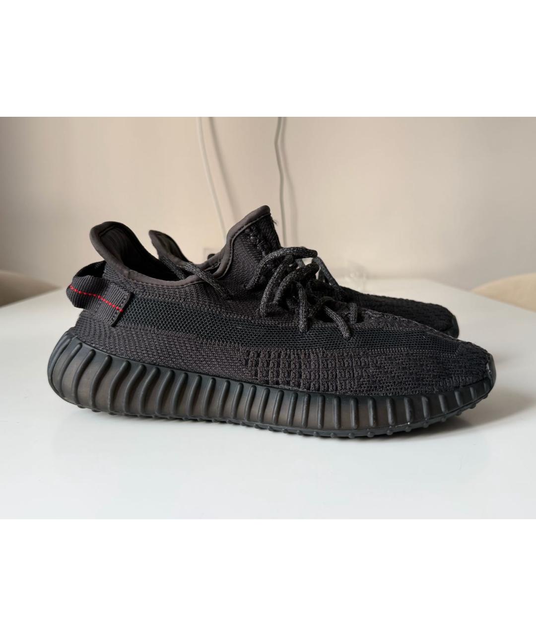 ADIDAS YEEZY Черные текстильные кеды, фото 7