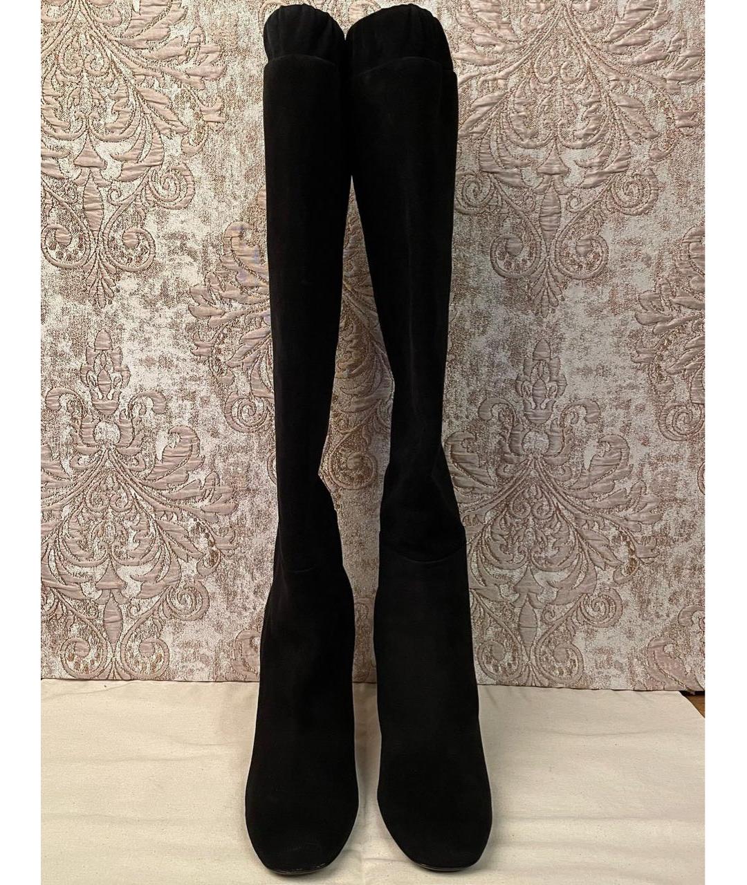 TOM FORD Черные замшевые сапоги, фото 6