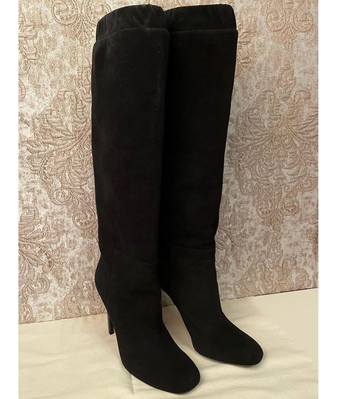 TOM FORD Черные замшевые сапоги, фото 2