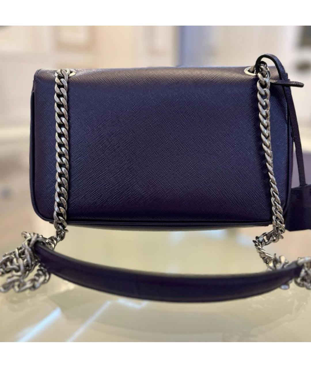 PRADA Фиолетовая кожаная сумка через плечо, фото 3