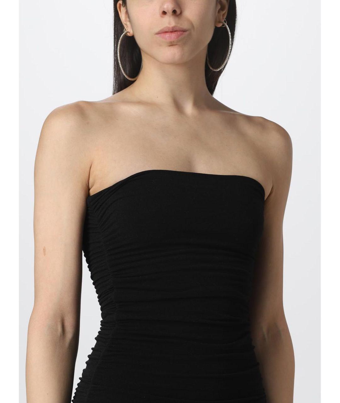 PHILOSOPHY DI LORENZO SERAFINI Черное коктейльное платье, фото 5