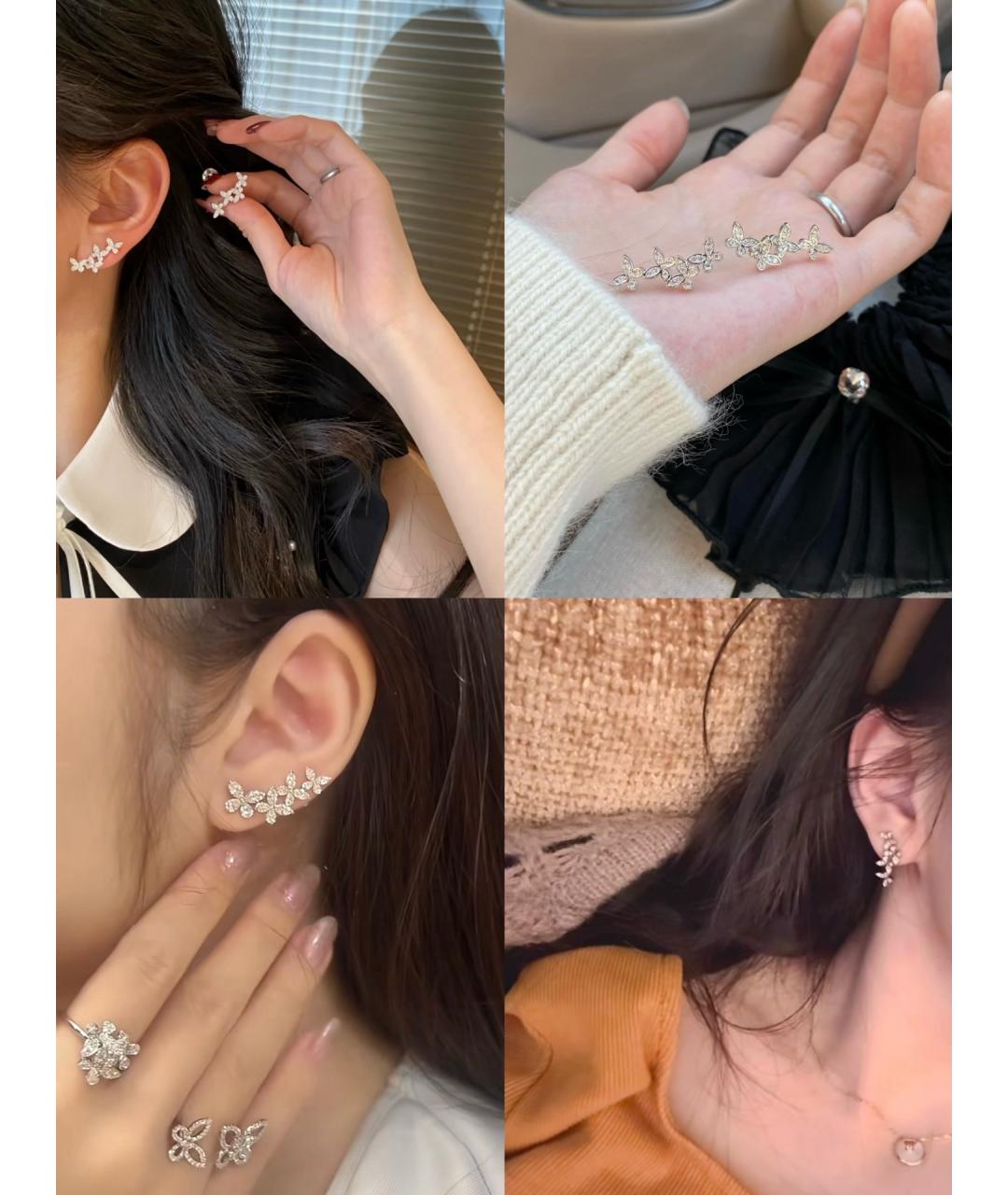 GRAFF Серебряные серьги из белого золота, фото 3