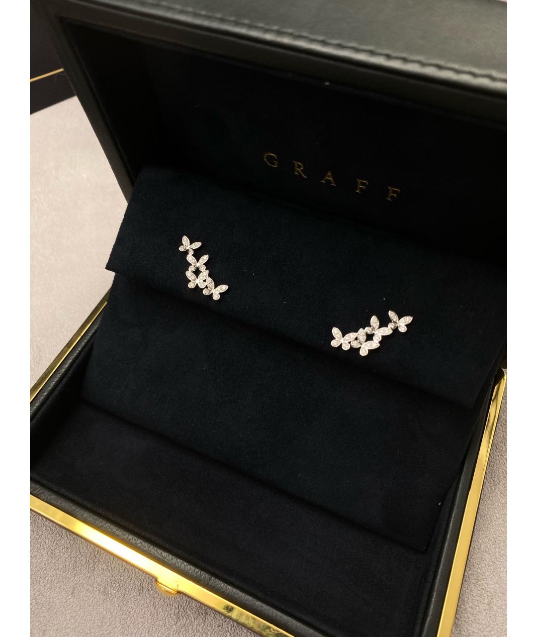 GRAFF Серебряные серьги из белого золота, фото 4