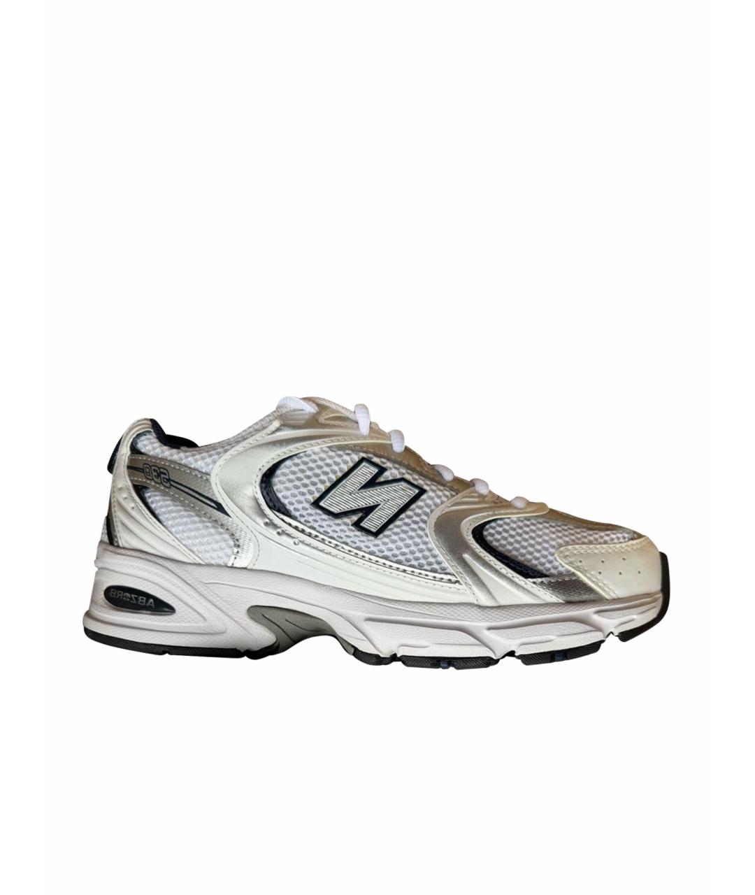 NEW BALANCE Белые текстильные кроссовки, фото 1
