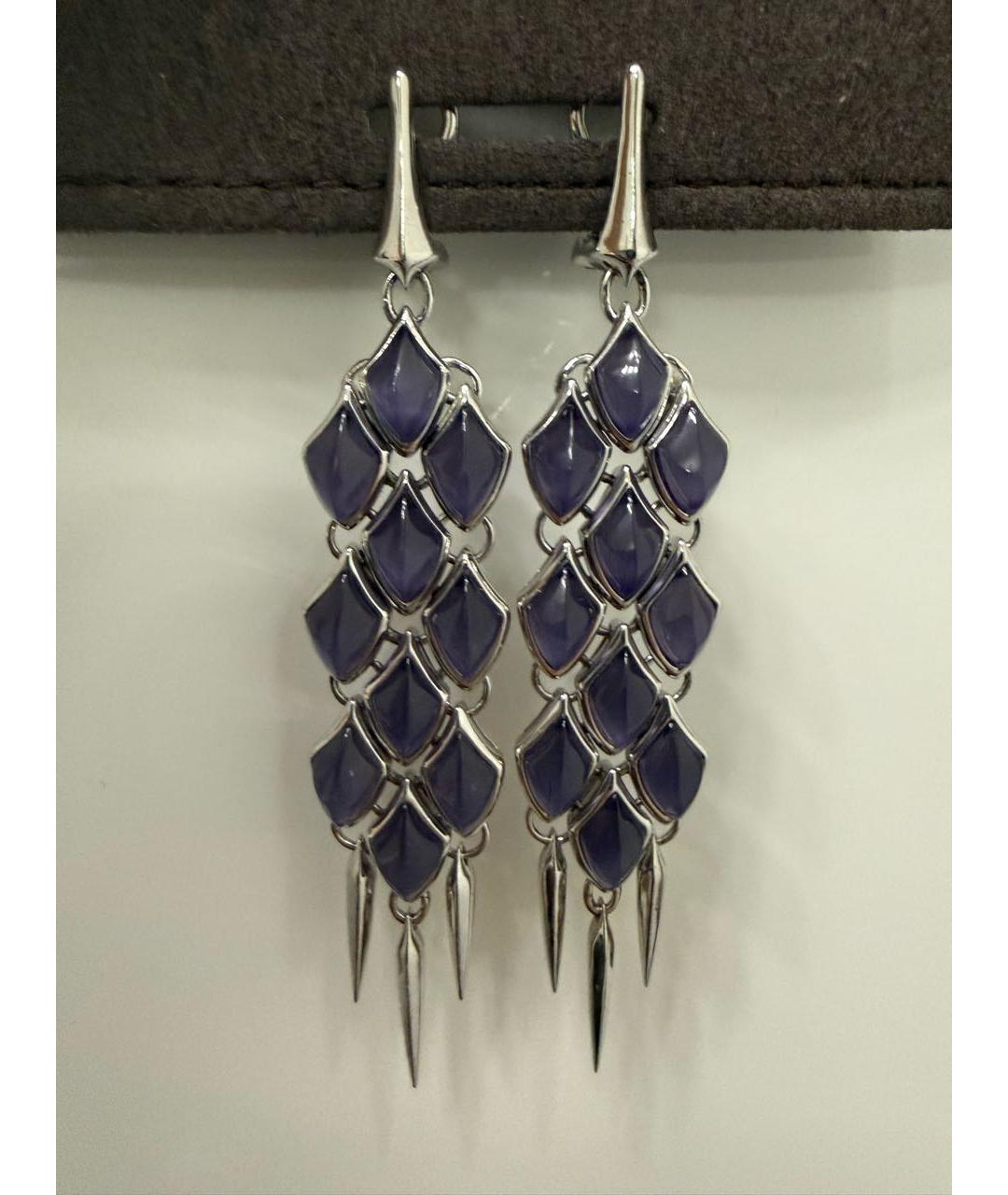 STEPHEN WEBSTER Фиолетовые серебряные серьги, фото 3