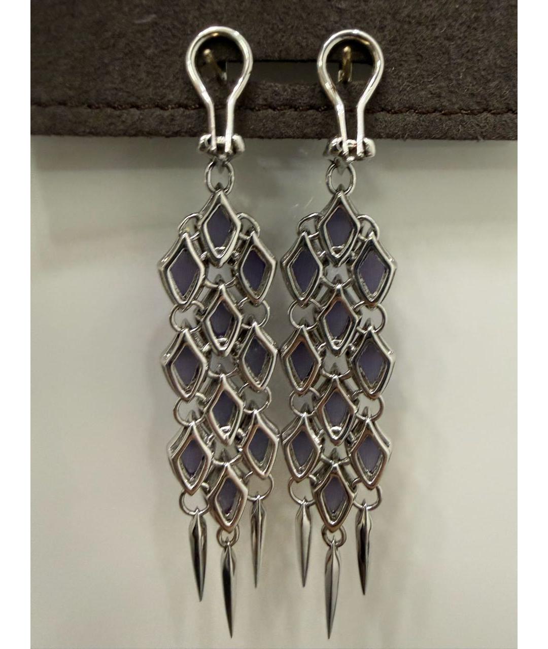 STEPHEN WEBSTER Фиолетовые серебряные серьги, фото 2