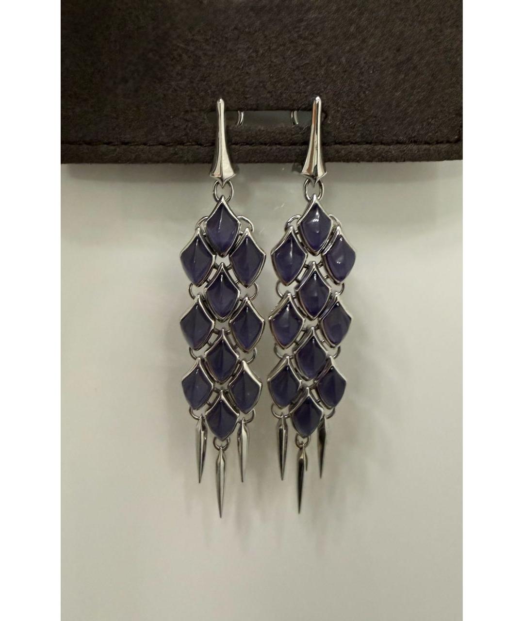 STEPHEN WEBSTER Фиолетовые серебряные серьги, фото 6