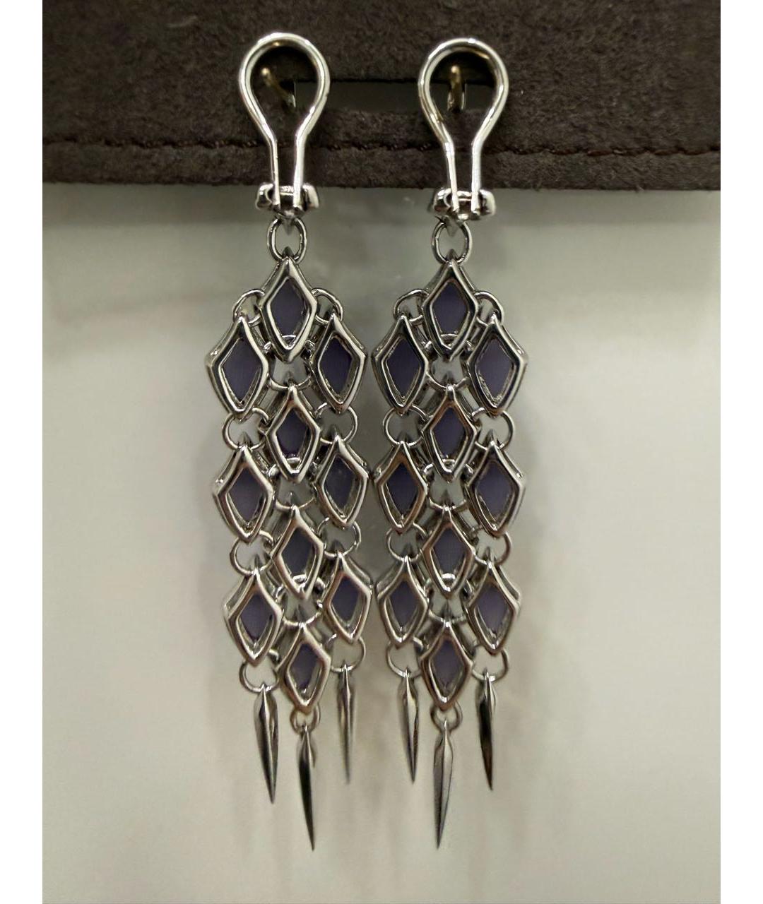 STEPHEN WEBSTER Фиолетовые серебряные серьги, фото 4