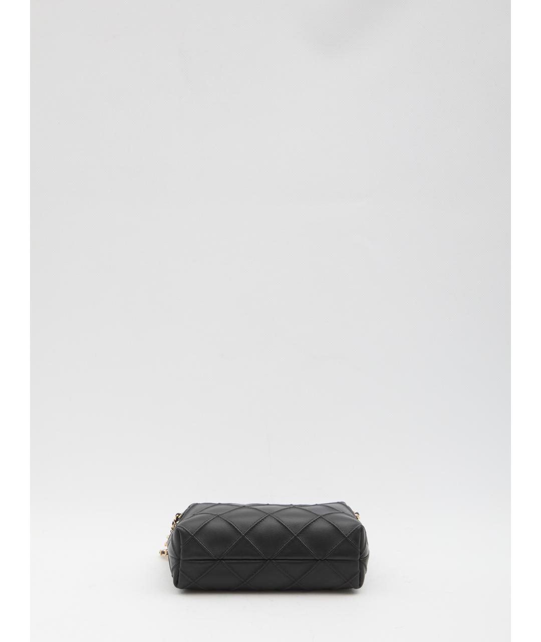 TORY BURCH Черная кожаная сумка через плечо, фото 3