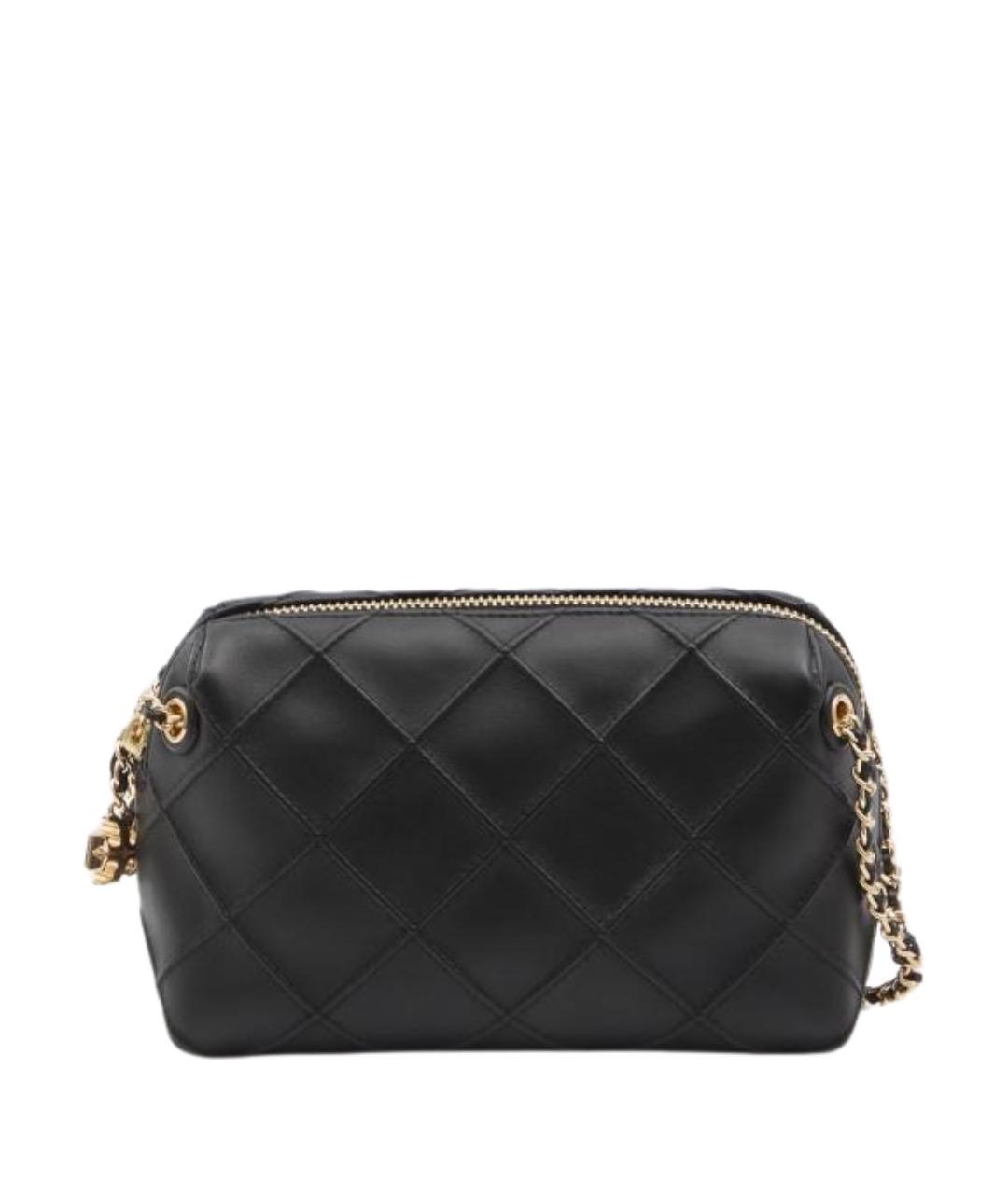 TORY BURCH Черная кожаная сумка через плечо, фото 1