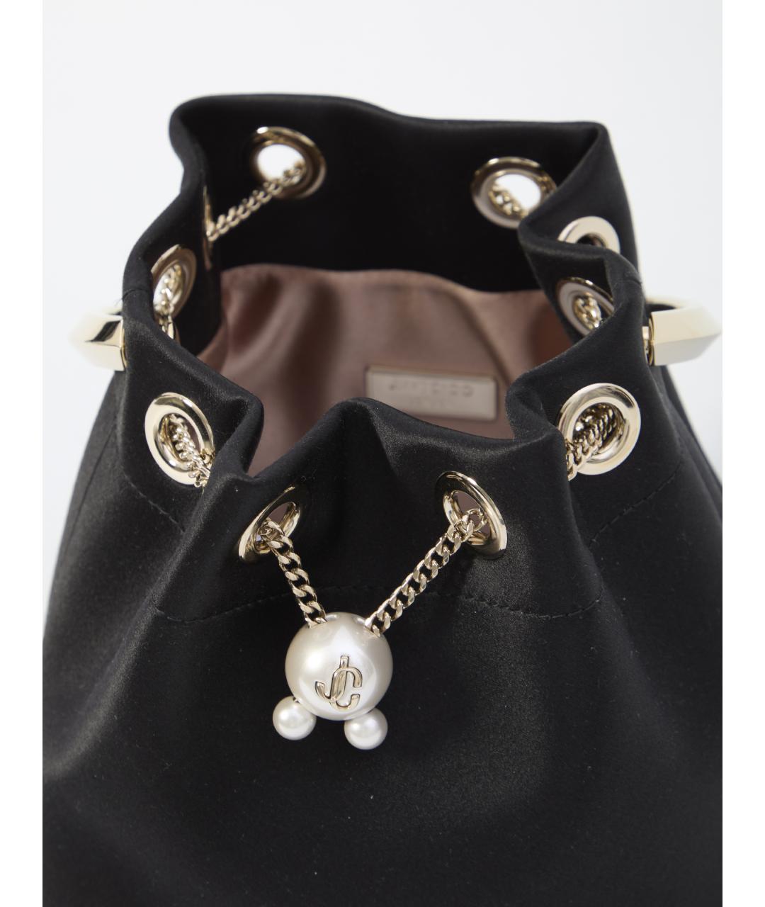 JIMMY CHOO Черная сумка с короткими ручками, фото 4