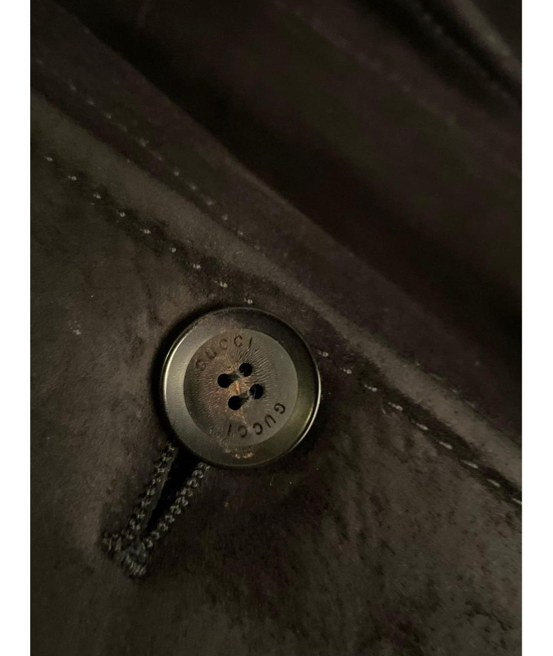GUCCI Черная замшевая дубленка, фото 8