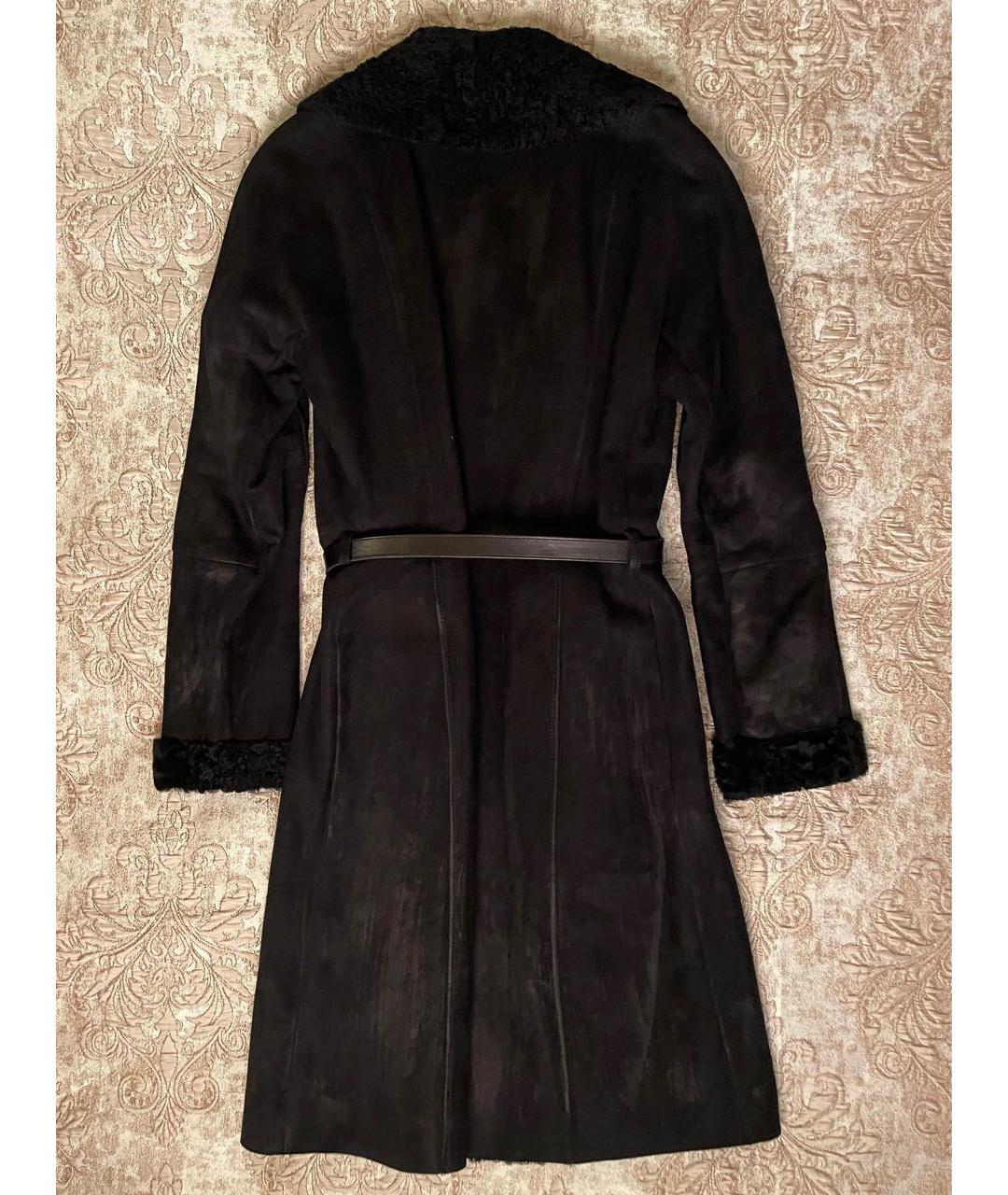 GUCCI Черная замшевая дубленка, фото 2