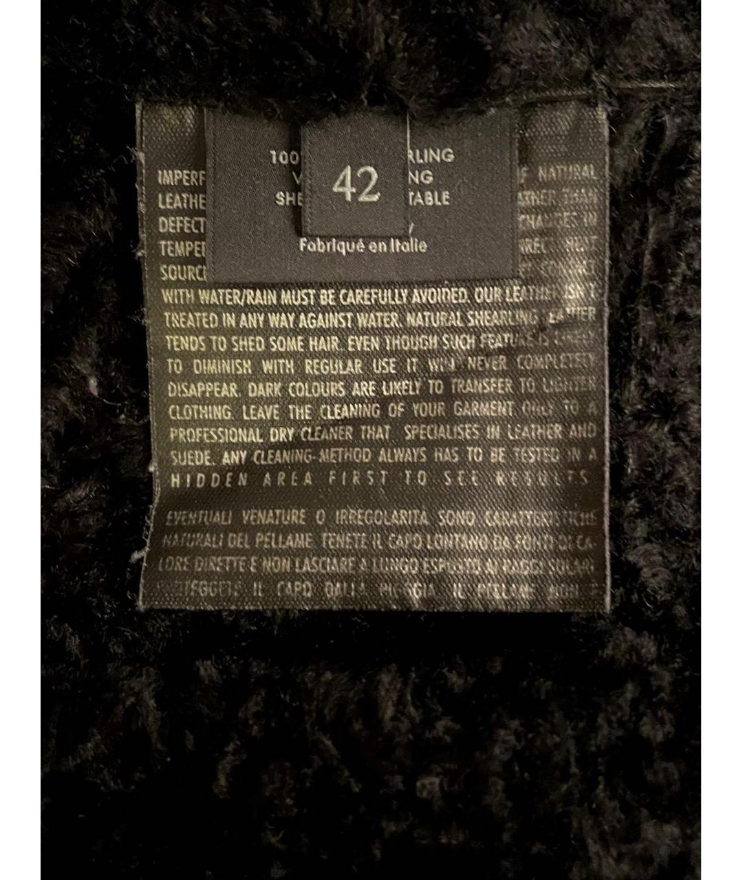 GUCCI Черная замшевая дубленка, фото 5