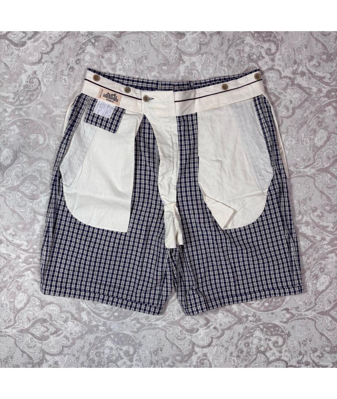 HERMES Хлопковые шорты, фото 7