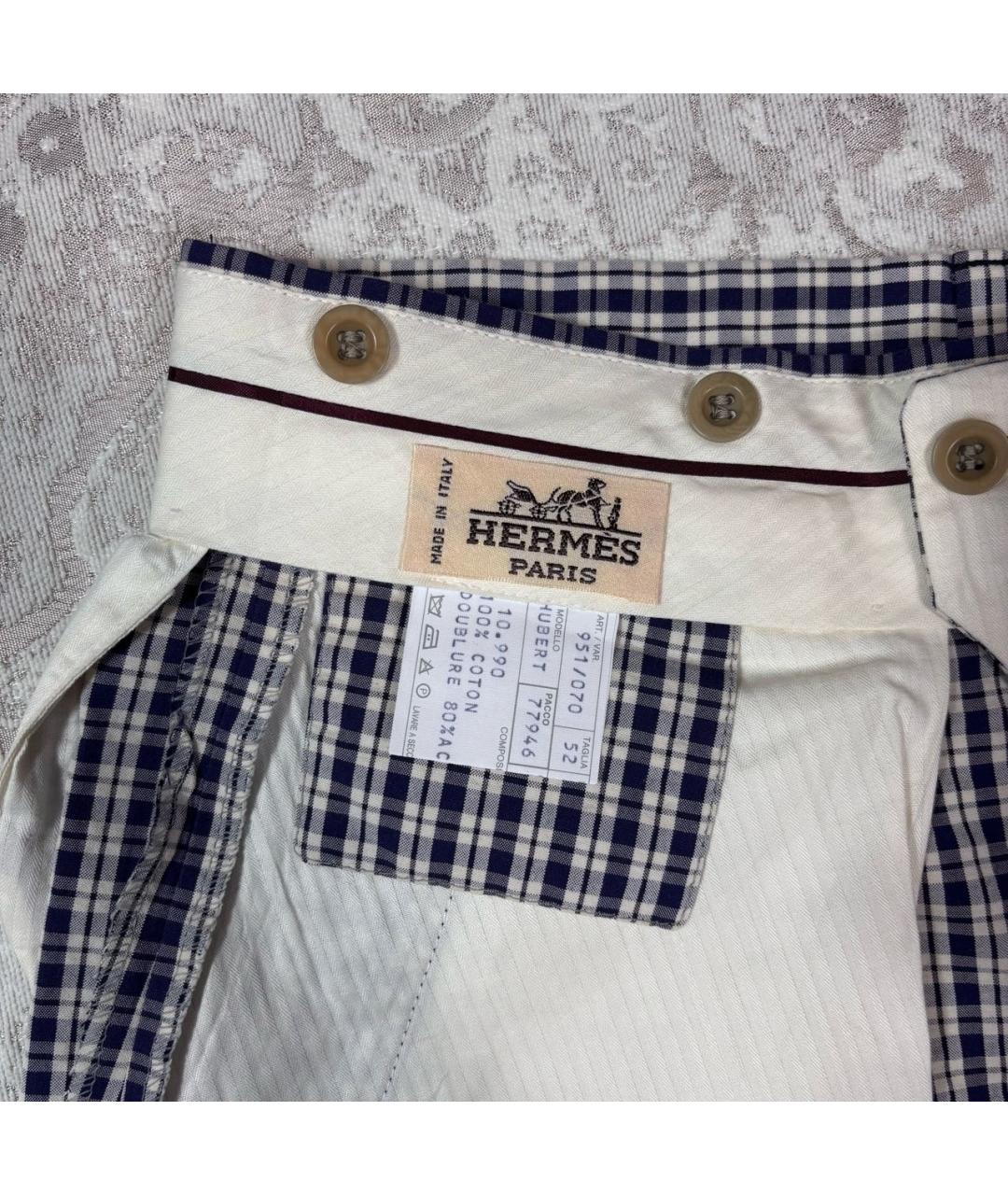 HERMES Хлопковые шорты, фото 5