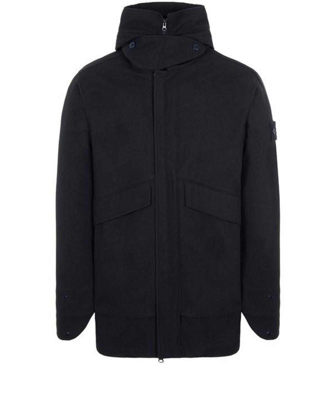 STONE ISLAND Черный пуховик, фото 6