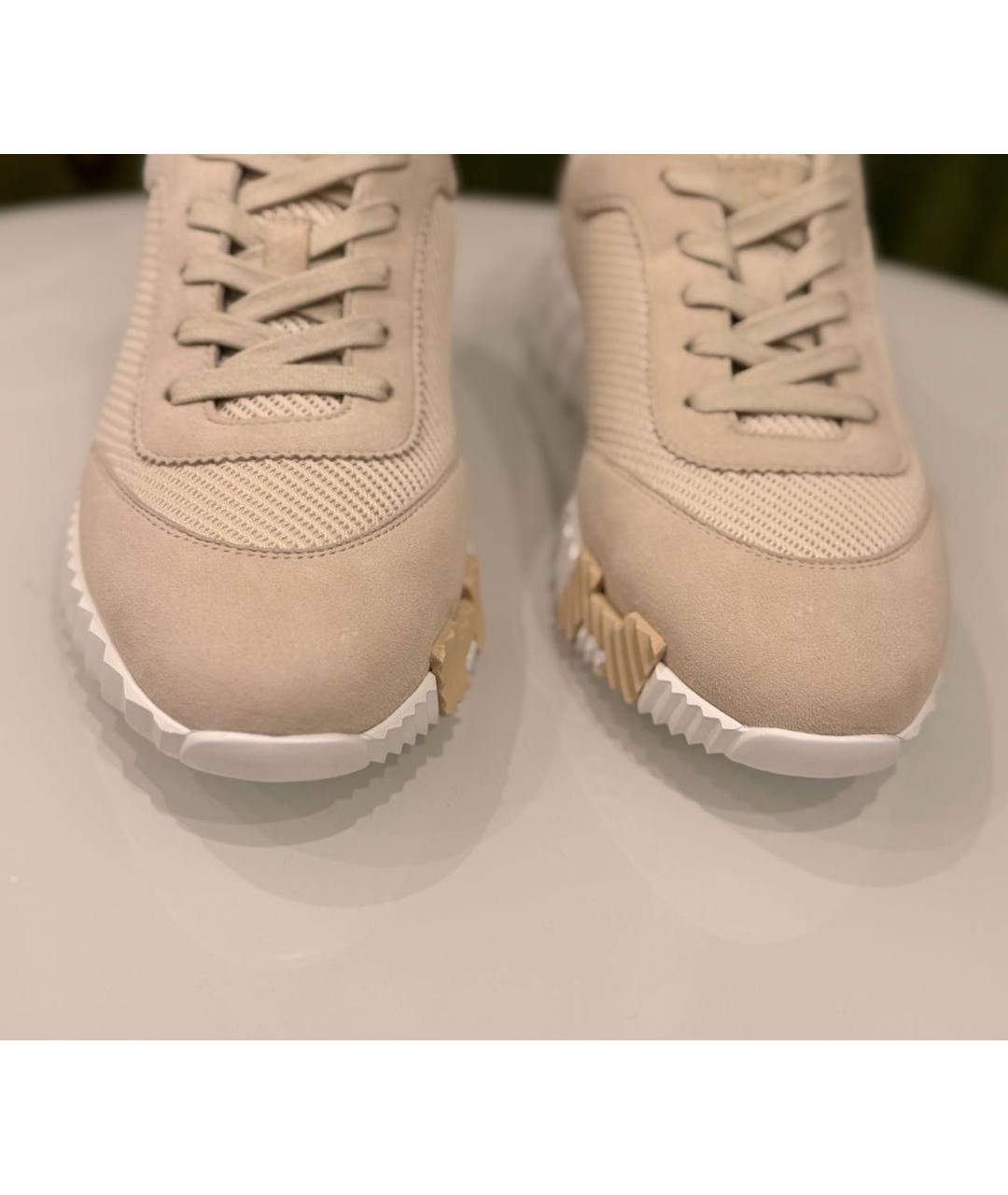 HERMES Серые кроссовки, фото 4