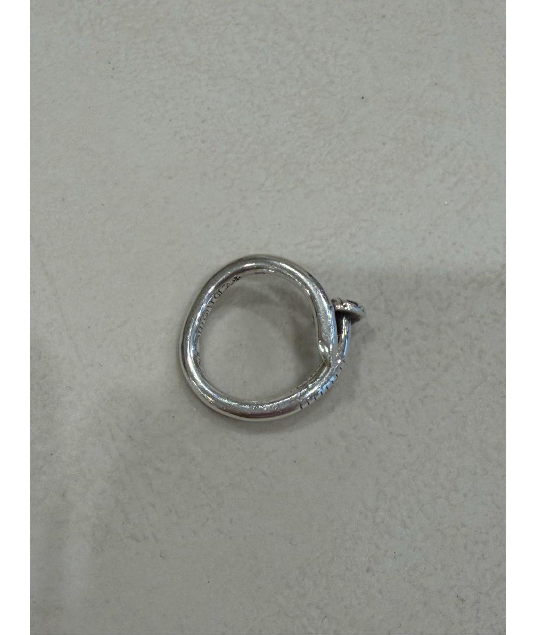 CHROME HEARTS Серебряное серебряное кольцо, фото 3
