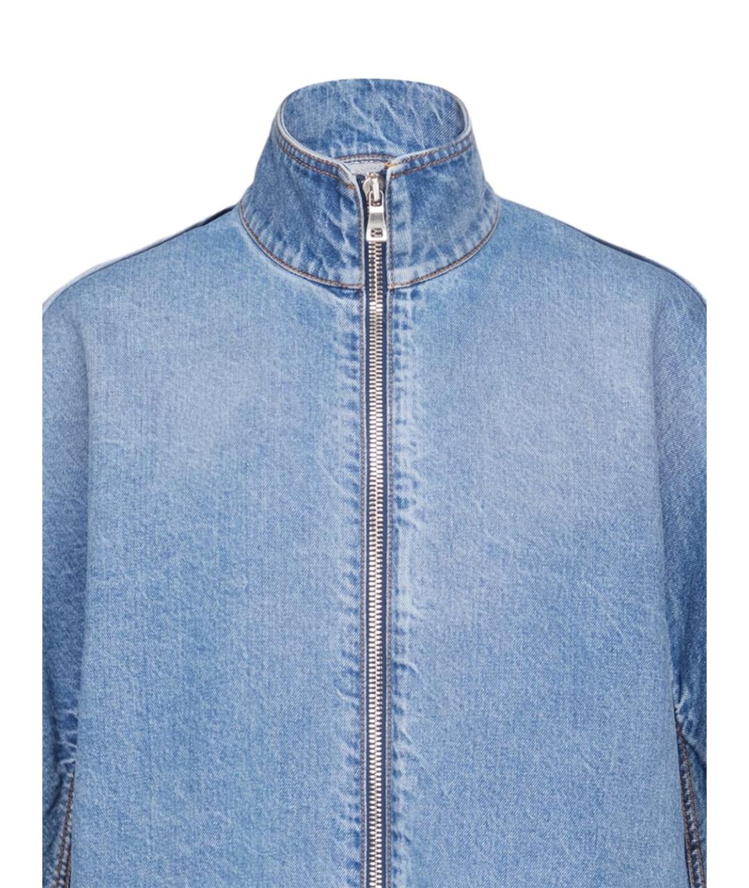 ALAIA Голубая хлопковая рубашка, фото 2